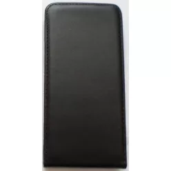   Huawei G510 fekete 4 ponton rögzítő keretes Vertical slim flip tok