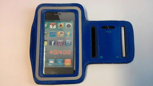 iPhone 4 4G 4S 4GS kék futó tok