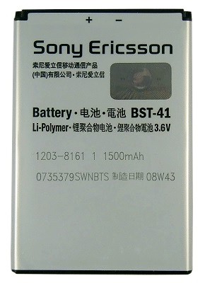 Sony Ericsson BST-41 gyári akkumulátor 1500mAh