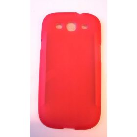   Samsung I9300/I9301/I9305 Galaxy S3/S3 LTE/ S3 Neo piros Szilikon tok