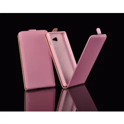   LG F70 D315 pink rózsaszín szilikon keretes vékony flip tok