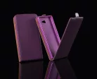 Sony Xperia Z3 Compact D5803 lila szilikon keretes vékony flip tok