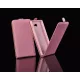 Sony Xperia Z3 Compact D5803 pink rózsaszín szilikon keretes vékony flip tok