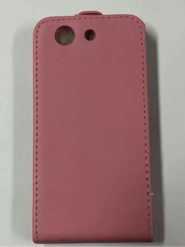 Sony Xperia Z3 Compact D5803 pink rózsaszín szilikon keretes vékony flip tok