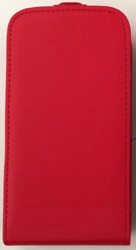 LG F70 D315 piros szilikon keretes vékony flip tok