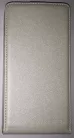 LG L90 D405 fehér szilikon keretes vékony flip tok
