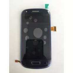   Samsung Galaxy S3 Mini LCD + érintőpanel kerettel, kék, SM-I8190