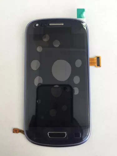 Samsung Galaxy S3 Mini LCD + érintőpanel kerettel, kék, SM-I8190