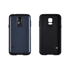   Samsung G900F Galaxy S5 Kék Armor Pöttyös Kemény Hátlap tok