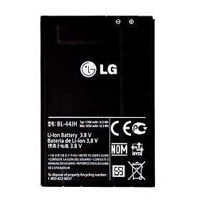 LG E460 L5 II P700 L7 BL-44JH gyári akkumulátor 1700mAh