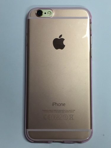 iPhone 6 6S (4,7") ultra vékony 0.3mm rózsaszín szilikon tok