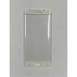   Samsung G928F Galaxy S6 Edge+ hajlított fehér 3D 0,3mm előlapi üvegfólia