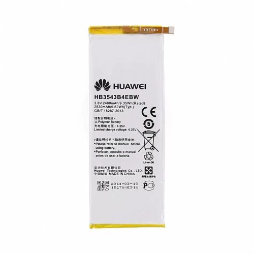 Huawei HB3543B4EBW P7 gyári akkumulátor 2460mAh