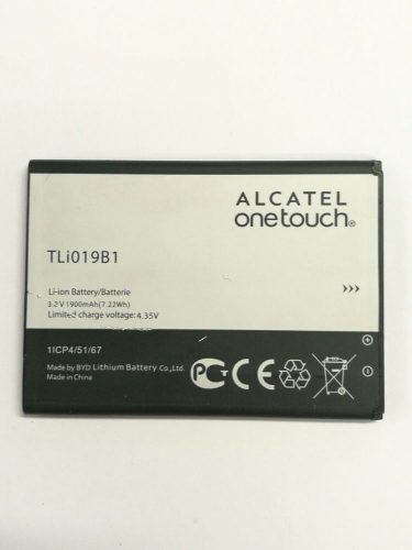 Alcatel OT-5010 Pixi4 5" / OT-7041X Pop C7 TLi019B1 gyári 72 órás akkumulátor 1900mAh