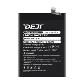 Xiaomi Redmi Note 13 5G akkumulátor, 5000mAh, BN5P, Deji