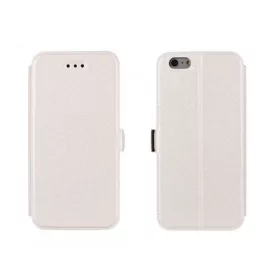 Alcatel Pop C7 OT-7041D fehér szilikon keretes könyvtok