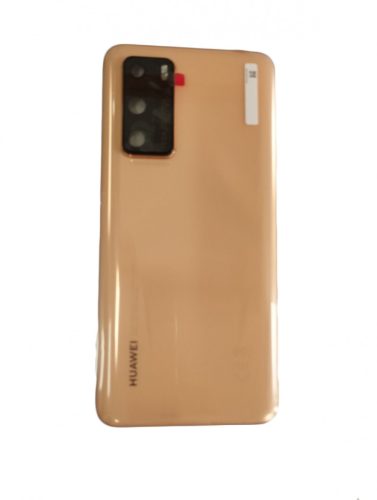 Huawei P40 gyári készülék hátlap, kamera lencsével, arany