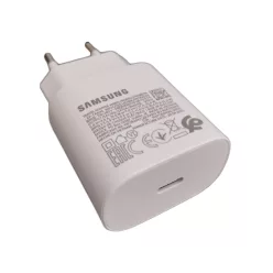   Samsung hálózati gyors töltőfej Type-C csatlakozóval, gyári, 3A, fehér, EP-TA800EWE (CSOMAGOLÁS NÉLKÜLI)
