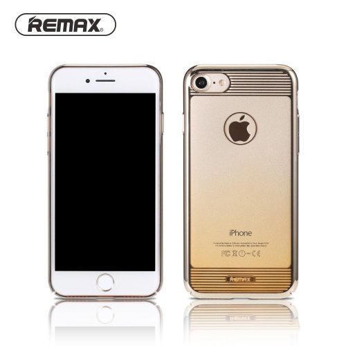 Remax Nora iPhone 7 Plus / 8 Plus (5,5") arany kemény műanyag hátlap tok