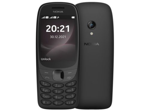 [K.ÁFA] Nokia 6310 2021 (TA-1400) mobiltelefon, dual sim, fekete (használt, doboz nélkül, töltővel)