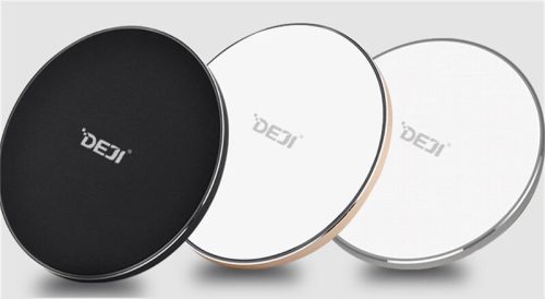 Deji W011 Vezeték nélküli (wireless) arany fém töltő pad 10W