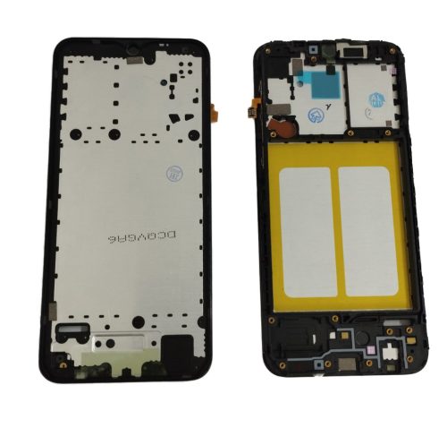 Samsung Galaxy A20e középkeret, fekete, SM-A202