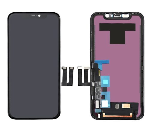 iPhone 11 (6,1") LCD + érintőpanel, full HD, fekete, INCELL