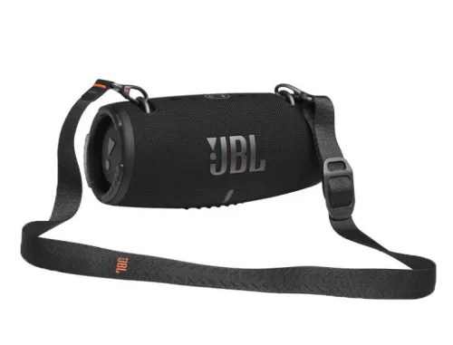 JBL Xtreme 3 bluetooth hangszóró, 100W, power bankkal, Bt 5.1, IP67, fekete, vállpánttal