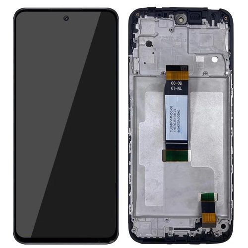 Xiaomi Redmi 12 4G/5G fekete LCD + érintőpanel kerettel