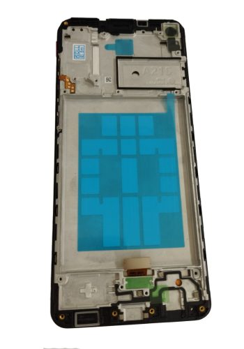 Samsung Galaxy A21s LCD + érintőpanel kerettel, fekete, SM-A217