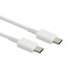 Samsung Type-C - Type-C gyorstöltő adatkábel, gyári, fehér, 5A, 1M, EP-DN970BWE (CSOMAGOLÁS NÉLKÜLI)