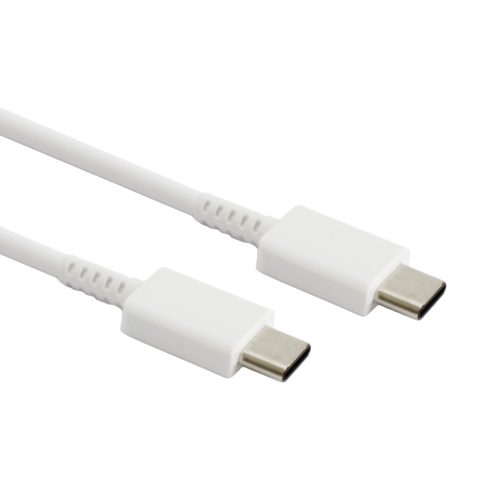 Samsung Type-C - Type-C gyorstöltő adatkábel, gyári, fehér, 5A, 1M, EP-DN970BWE (CSOMAGOLÁS NÉLKÜLI)