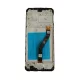 Samsung Galaxy A21 LCD + érintőpanel kerettel, fekete, SM-A215