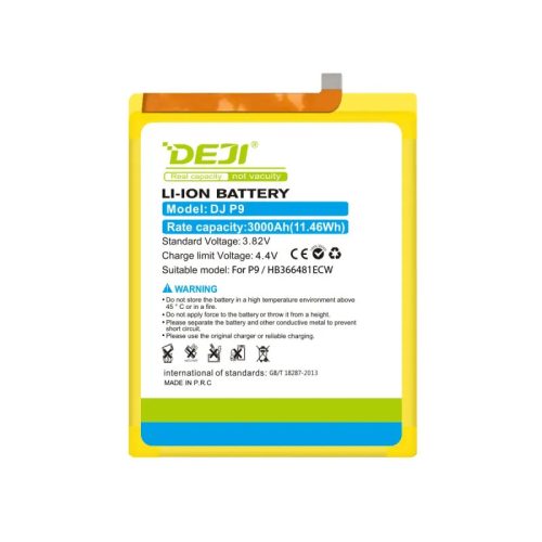 Huawei P9 / P9 Lite / P10 Lite akkumulátor, 3000mAh, HB366481ECW, Deji