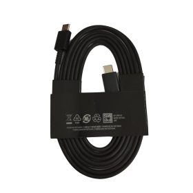   Samsung Type-C - Type-C gyorstöltő adatkábel, gyári, fekete, 1.8M, 3A, EP-DW767JBE (CSOMAGOLÁS NÉLKÜLI)