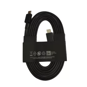   Samsung Type-C - Type-C gyorstöltő adatkábel, gyári, fekete, 1.8M, 3A, EP-DW767JBE (CSOMAGOLÁS NÉLKÜLI)