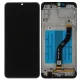Samsung Galaxy A20s LCD + érintőpanel kerettel, gyári, fekete, SM-A207