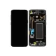 Samsung Galaxy S9 LCD + érintőpanel kerettel, gyári, fekete, SM-G960