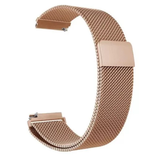 Colmi okosóra szíj, fém, mágneses, rose gold, 20mm, Milan Magnetic Strap