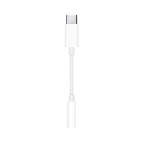 Apple Type-C - 3.5mm jack aljzat audio adapter, fehér, MU7E2ZM/A (CSOMAGOLT)