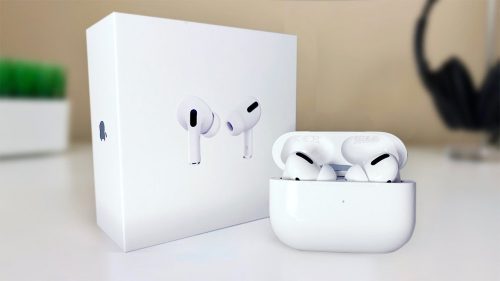 Apple AirPods Pro MWP22ZM/A gyári stereo bluetooth headset vezeték nélküli töltőtokkal csomagolt