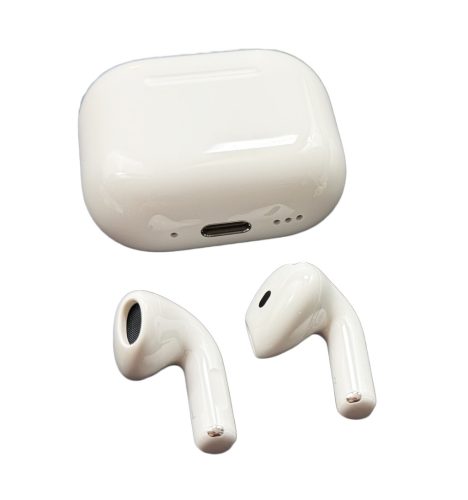 Apple AirPods 4 vezeték nélküli fülhallgató töltőtokkal, gyári, fehér, MXP63ZM/A