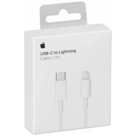  Apple Type-C - iPhone 8pin adatkábel, gyári, 1M, fehér, MUQ93ZM/A (CSOMAGOLT)