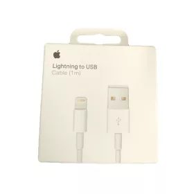   Apple iPhone 8pin adatkábel, gyári, 1M, fehér, MUQW3ZM/A (CSOMAGOLT)