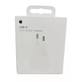   Apple hálózati Type-C töltőfej, 20W, gyári, fehér, MUVV3ZM/A, (csomagolt)