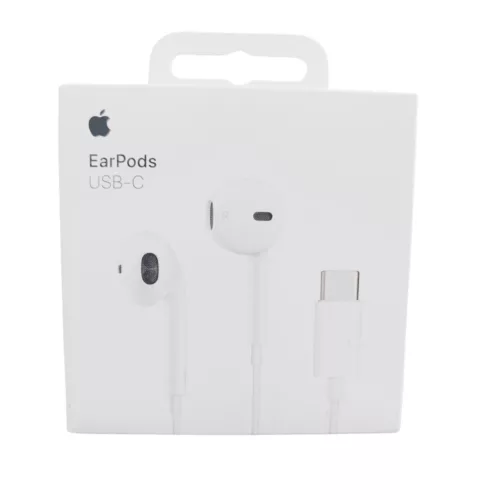 Apple Earpods stereo headset Type-C csatlakozóval, hangerőszabályzós, fehér, (MTJY3ZM/A) (CSOMAGOLT)