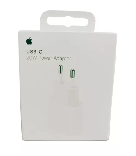 Apple hálózati Type-C töltőfej, 20W, gyári, fehér, MD3J4ZM/A (CSOMAGOLT)