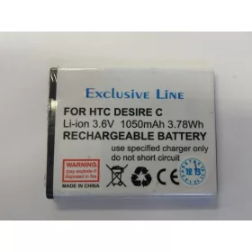  HTC Desire C BL01100 utángyártott Exclusive Line akkumulátor 1050mAh
