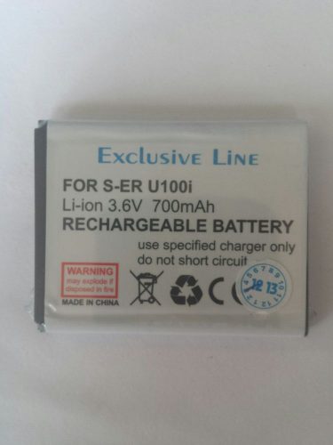 Sony Ericsson BST-43 U100i Yari utángyártott akkumulátor 700mAh