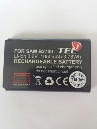 Samsung B2700 AB663450BE utángyártott akkumulátor 1050mAh